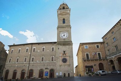 Macerata Piazza della Liberta Clock Tower