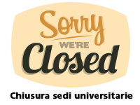 The University of Macerata will be closed on Monday December 7th and Tuesday December 8th, 2015.