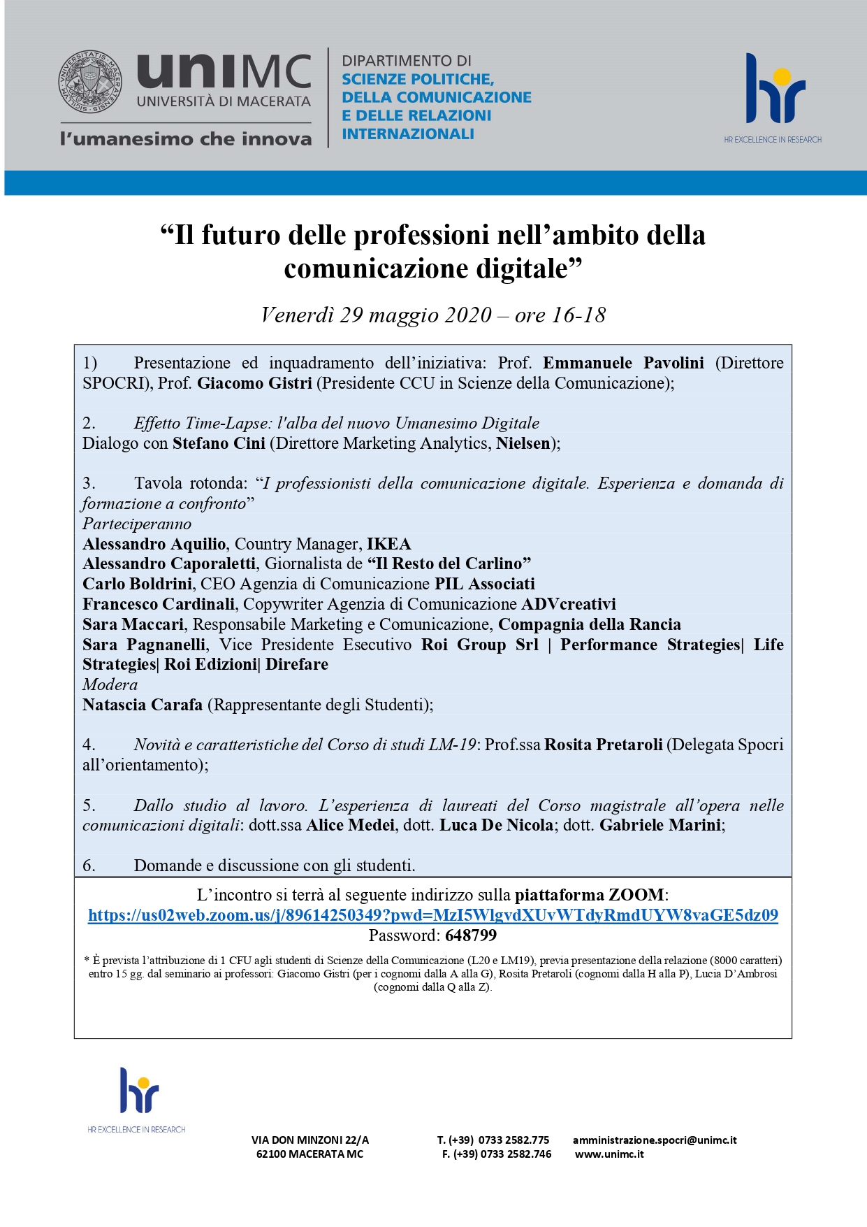 “Il futuro delle professioni nell’ambito della comunicazione digitale”