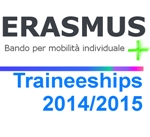 BANDO ERASMUS PLUS TRAINEESHIPS 2014/2015