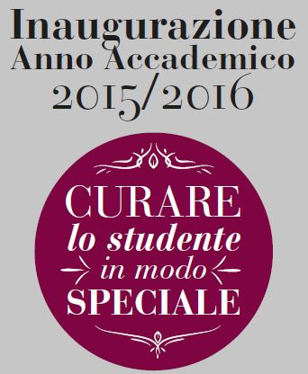 Inaugurazione Anno Accademico 2015/2016 - Sospensione attività per il giorno 28.10.2015 ore 10.00-13.00  