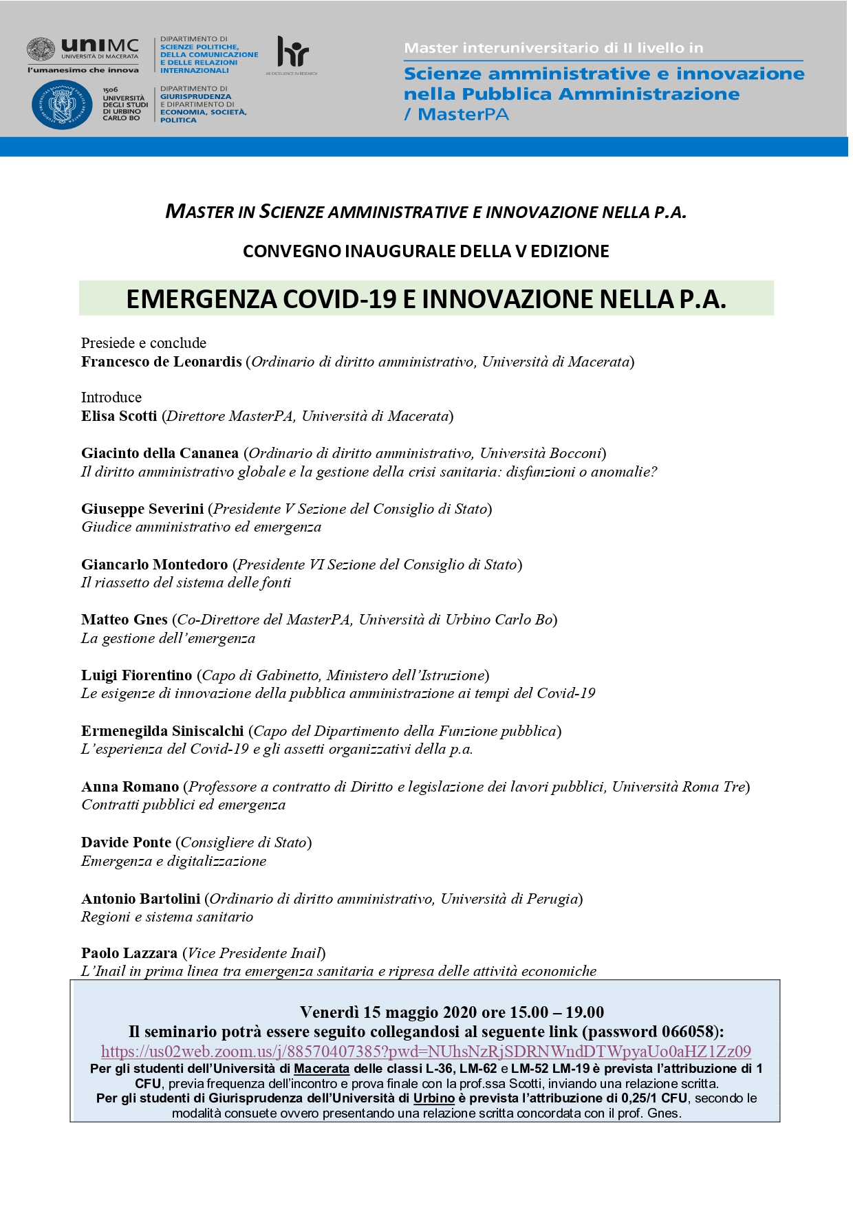 Emergenza Sanitaria e Innovazione nella P.A. 