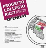 OPENDAY VISITING SCHOLAR (PROGETTO COLLEGIO MATTEO RICCI)